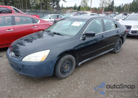 2005 Honda Accord 2.4 Lx из США, поврежденный, VIN 1HGCM55405A086858